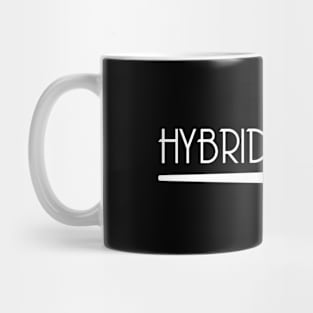 Hybrid Fiction Logo White Mug